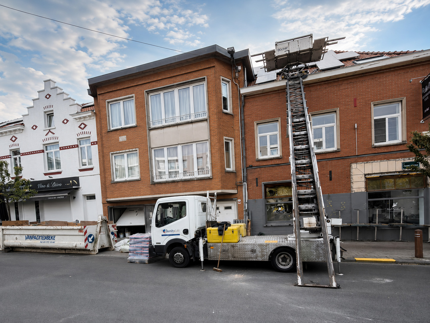 Chantier Benito Lift à Bruxelles 1