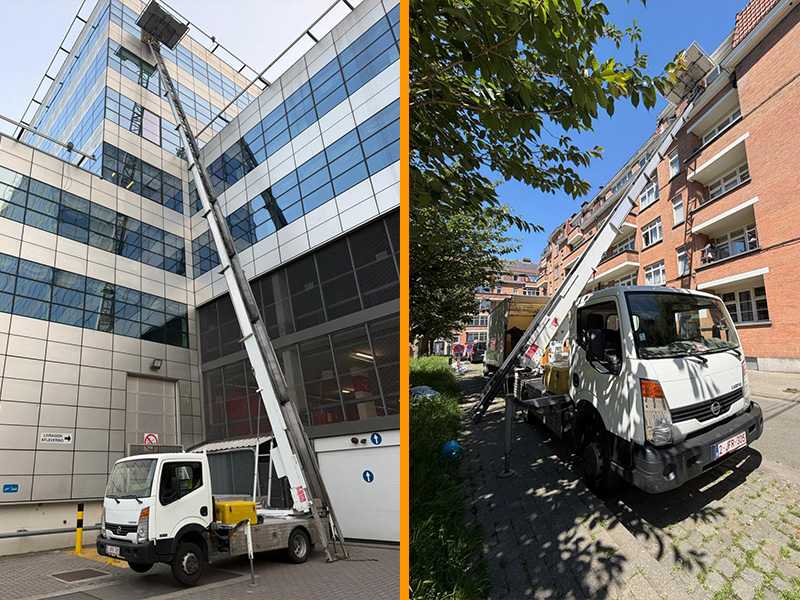 Chantier Benito Lift à Bruxelles 3