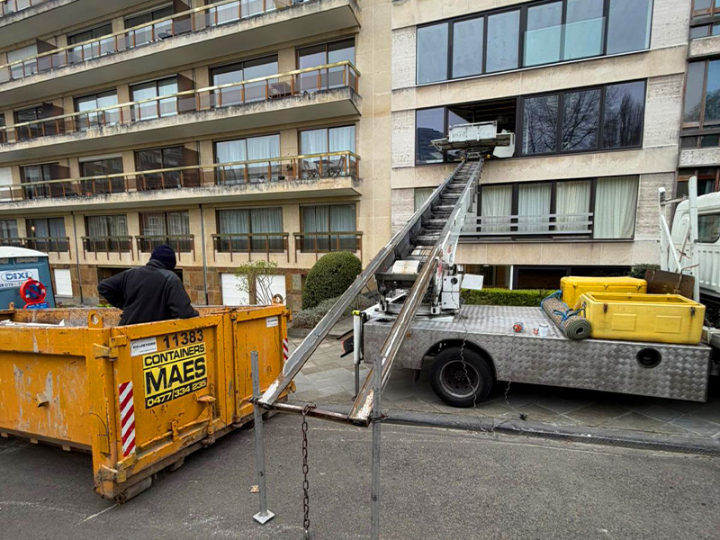 Chantier Benito Lift à Bruxelles 5